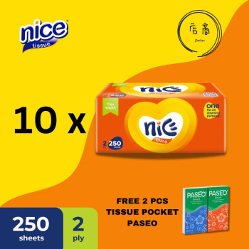 Nice Tissue Uk 250 Sheet 2 Play