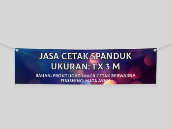 Spanduk (Uk.1 Meter x 3 Meter)