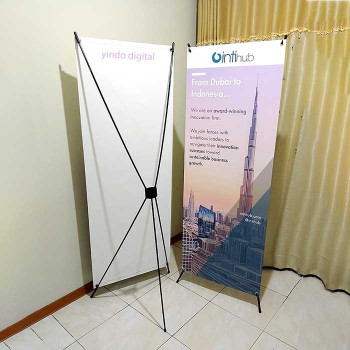 Banner (Uk. 60 X 60) Cetak dan Rangka