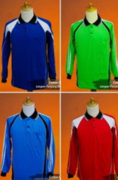 Baju Olahraga Kaos Sablon Lengan Panjang