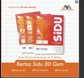 kertas folio 80 GSM