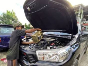 Paket Oli Mesin, Oli Transmisi, Oli Gardan Toyota Hilux Double Cabin
