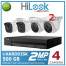  PAKET CCTV HILOOK 2MP 4 CHANNEL HDD 500GB  