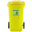 TEMPAT SAMPAH / DUSTBIN NEW ECO 120L WITH YELLOW LID
