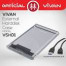 CASE VIVAN 2.5" HDD NB SATA (USB 3.0) TRANSPARAN