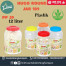 TOPLES PLASTIK HUGO ROUND JAR