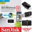 FLASHDISK USB+OTG SANDISK 32 GB ORIGINAL DUAL DRIVE