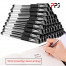 PPJ Pulpen Gel 0.5mm Isi Ulang dengan Tinta Refill 20 PCS - KB13CM - Black