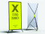 Cetak standing banner X