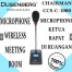 Mic Conference Wireless Chairman (Pimpinan)  
