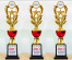 Piala bahan marmer dan cetak label