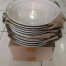 Piring Makan : Material Keramik Putih Uk. 9 Incih