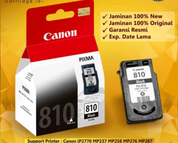 tinta cartridge Canon 810 black for IP2700  IP2772, MP245, MP258, MP268, MP276, MP287