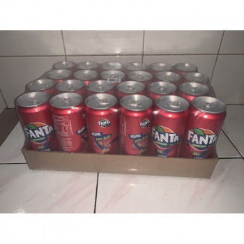 Fanta kaleng 330 ml isi 24 pcs