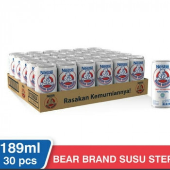Bear Brand Kaleng Steril 189 isi 30/Dos