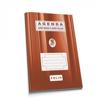 BAMBOO Buku Agenda Surat Masuk & Surat Keluar Folio Soft Cover 70 lbr