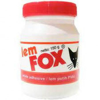 Lem Kertas Kecil Fox 150 gram (Botol)