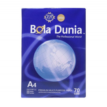 Bola Dunia Kwarto (A4) 70 gsm