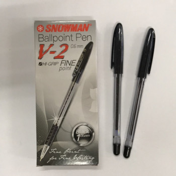 Ballpoint Snowman V-2 Hi Grip 1 lusin