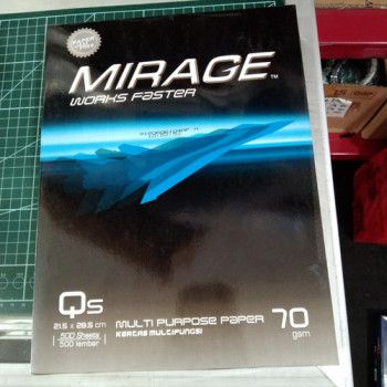 Kertas Mirage Kwarto A4 70 Gsm