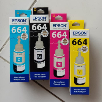 Tinta Printer (hitam, biru, merah, kuning)