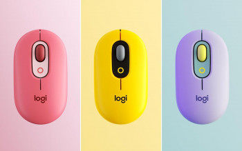 Mouse Logitech Wireless POP with Customizable Emoji