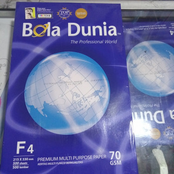BOLA DUNIA FOLIO F4 70GSM