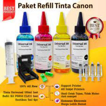 Tinta refill canon warna