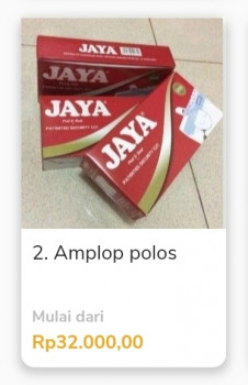 2. Amplop Polos