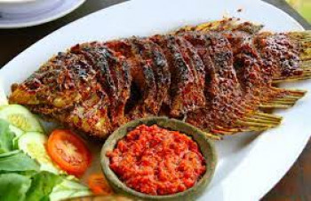 ikan gurame bakar