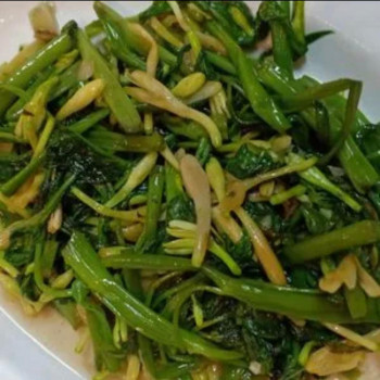 Kangkung Tumis Bunga Pepaya