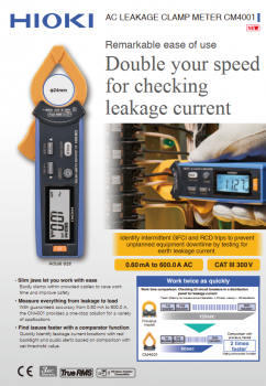 HIOKI AC LEAKAGE CLAMP METER CM4001 CM4001