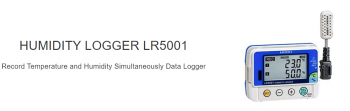 HIOKI HUMIDITY LOGGER LR5001 Record Temperature and Humidity Simultaneously Data Logger