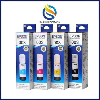 Tinta Epson 003 Original refill Ink 1 set (Hitam, kuning, cyan, magenta)