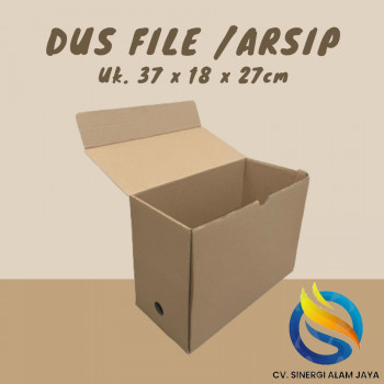 Dus Arsip / Box File / Karton Arsip (Ukuran 37 x 18 x 27 cm)