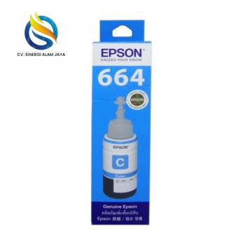 TINTA EPSON 664 BIRU (CYAN) ORIGINAL