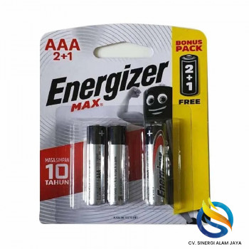 Energizer Max AAA Baterai [2 + 1 pcs]