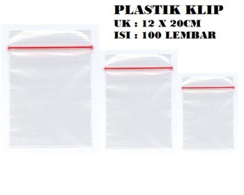 Plastik Klip 12x20 cm