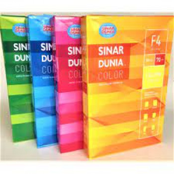 Sinar dunia folio f4 70 Gsm  (Warna)