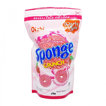 oishi sponge rasa stroberi