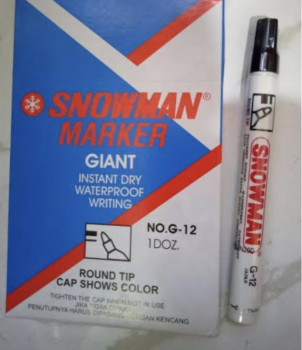 SPIDOL PERMANEN SNOWMAN G-12