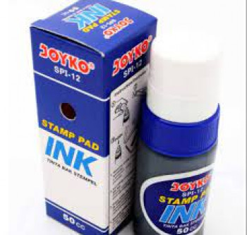 tinta stempel biru