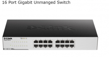 Hub Switch Gigabit 16 Port