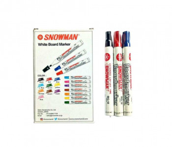 Spidol G12 NON Permanent Snowman Hitam G 12 / White Board