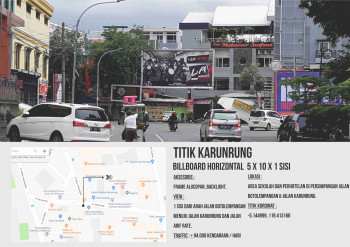 Billboard Karunrung Ukuran 5 x 10 M x 1 Sisi Horizontal