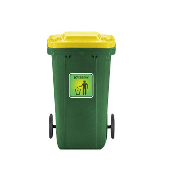TEMPAT SAMPAH / DUSTBIN NEW ECO 120L WITH YELLOW LID