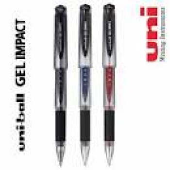 PULPEN Tanda tangan ANTI LUNTUR!!! UNIBALL GEL IMPACT 1,0mm BROAD