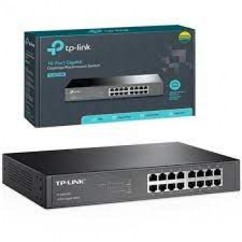 Switch Gigabit 16Ports TL-SG1016D(100/1000 Mbps,Green Technology,Desktop design) *METAL / BESI