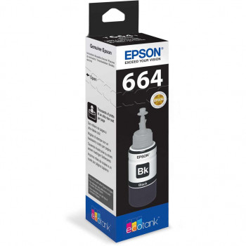 Tinta Printer ORIGINAL Epson 664 Hitam Black L100 L110 L120 L200 L220