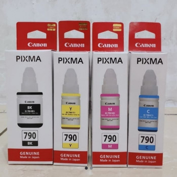 x Tinta Printer Canon 790 (4 Warna) (G1000/1010 G2000/2010 G2002 G3000/3010 G4000/4010)